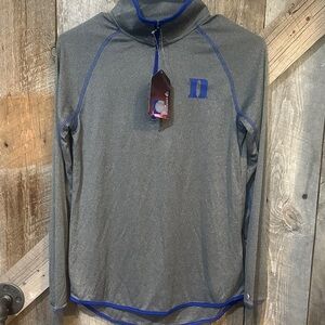 Colosseum Gray Pullover with Royal Blue Logo
